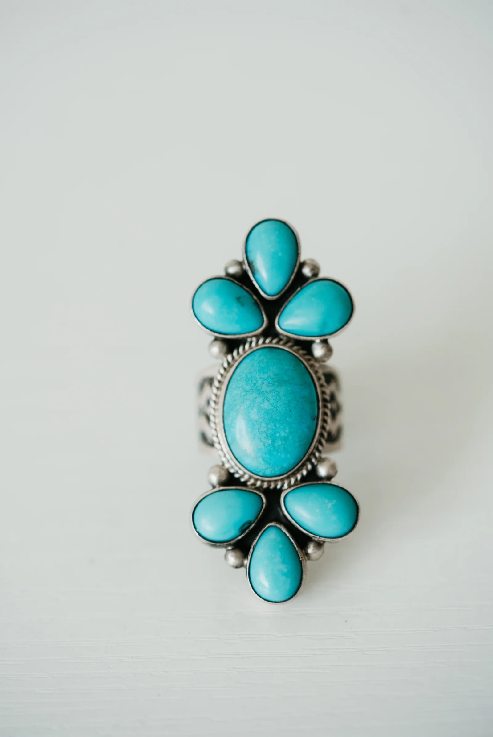Rhona Ring | Turquoise | Goldie Lew Jewelry, LLC