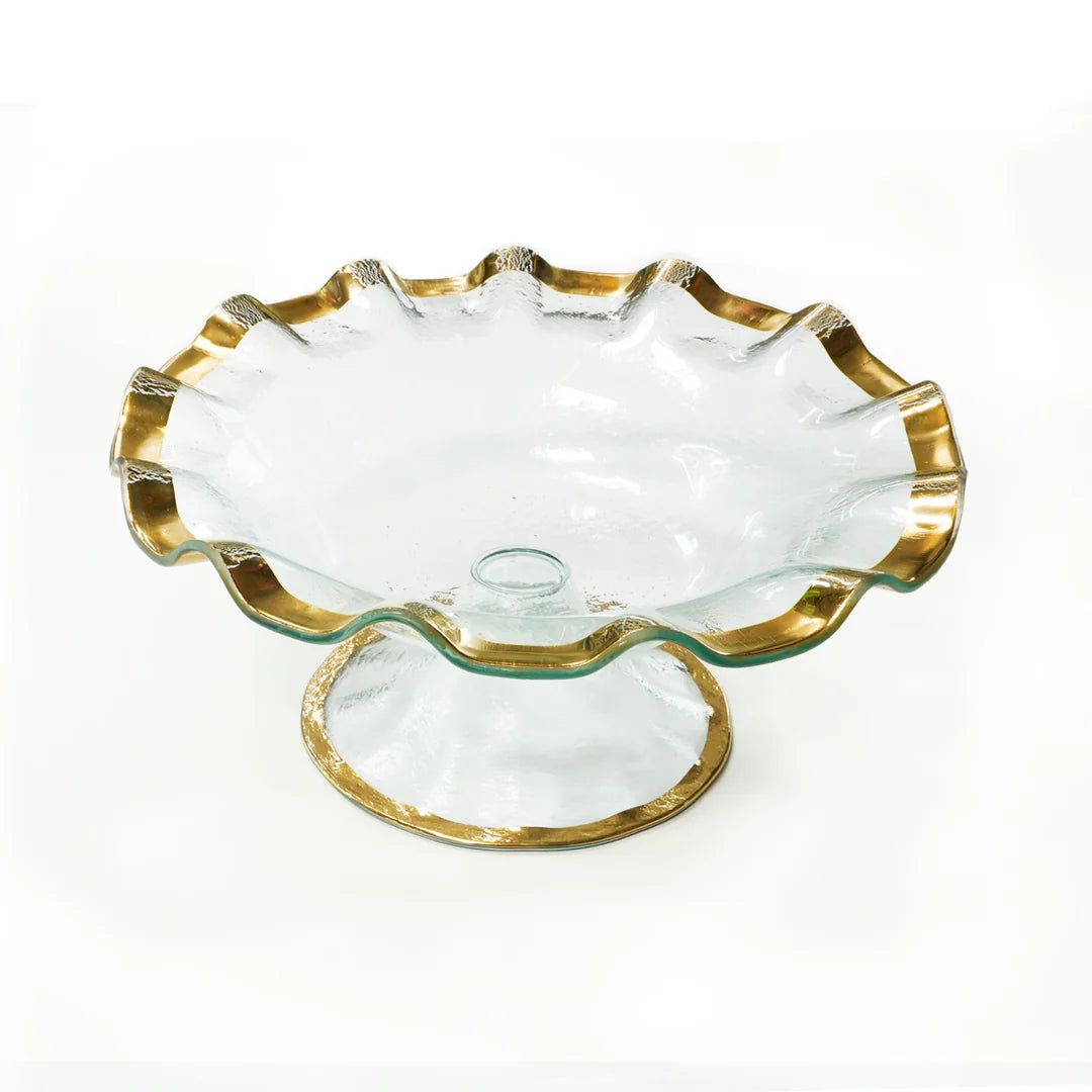 Annieglass Ruffle Footed Serving Bowl | Smith's of Dublin