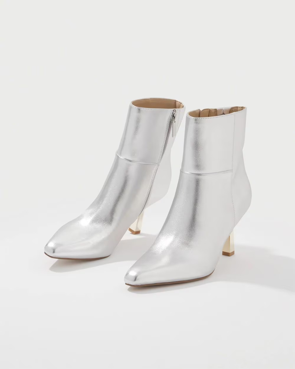Metallic Heeled Ankle Boot | White House Black Market | White House Black Market