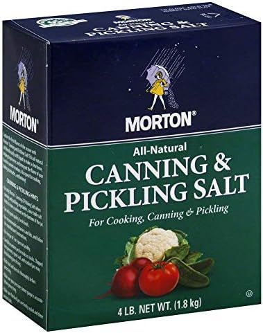 Morton Canning and Pickling Salt 4 Lb Box (2) | Amazon (US)