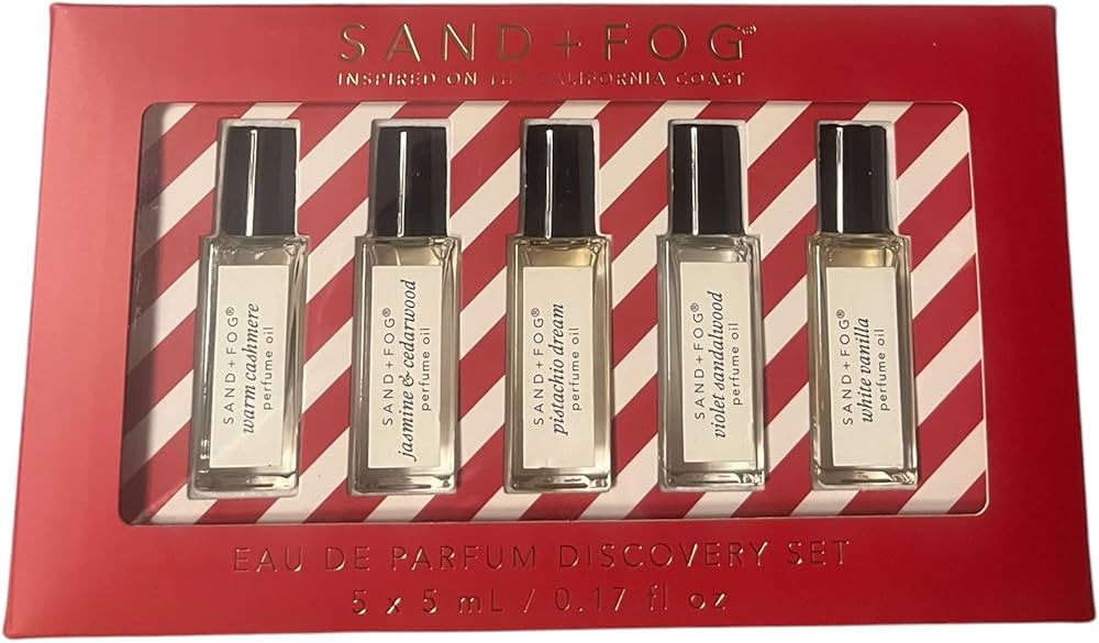 Amazon.com : Sand + Fog Eau de Parfum Oil Discovery Set, 5 Scents, 5 x 0.17 Fl Oz : Beauty & Pers... | Amazon (US)