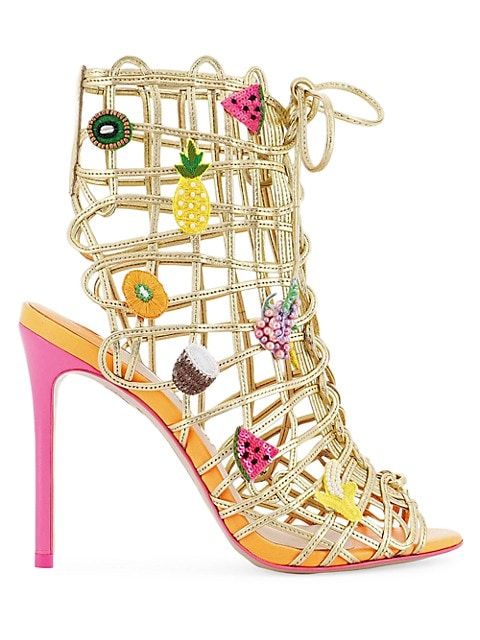 Sophia Webster


Delphine Fruit Lace-Up Sandals



4.8 out of 5 Customer Rating | Saks Fifth Avenue