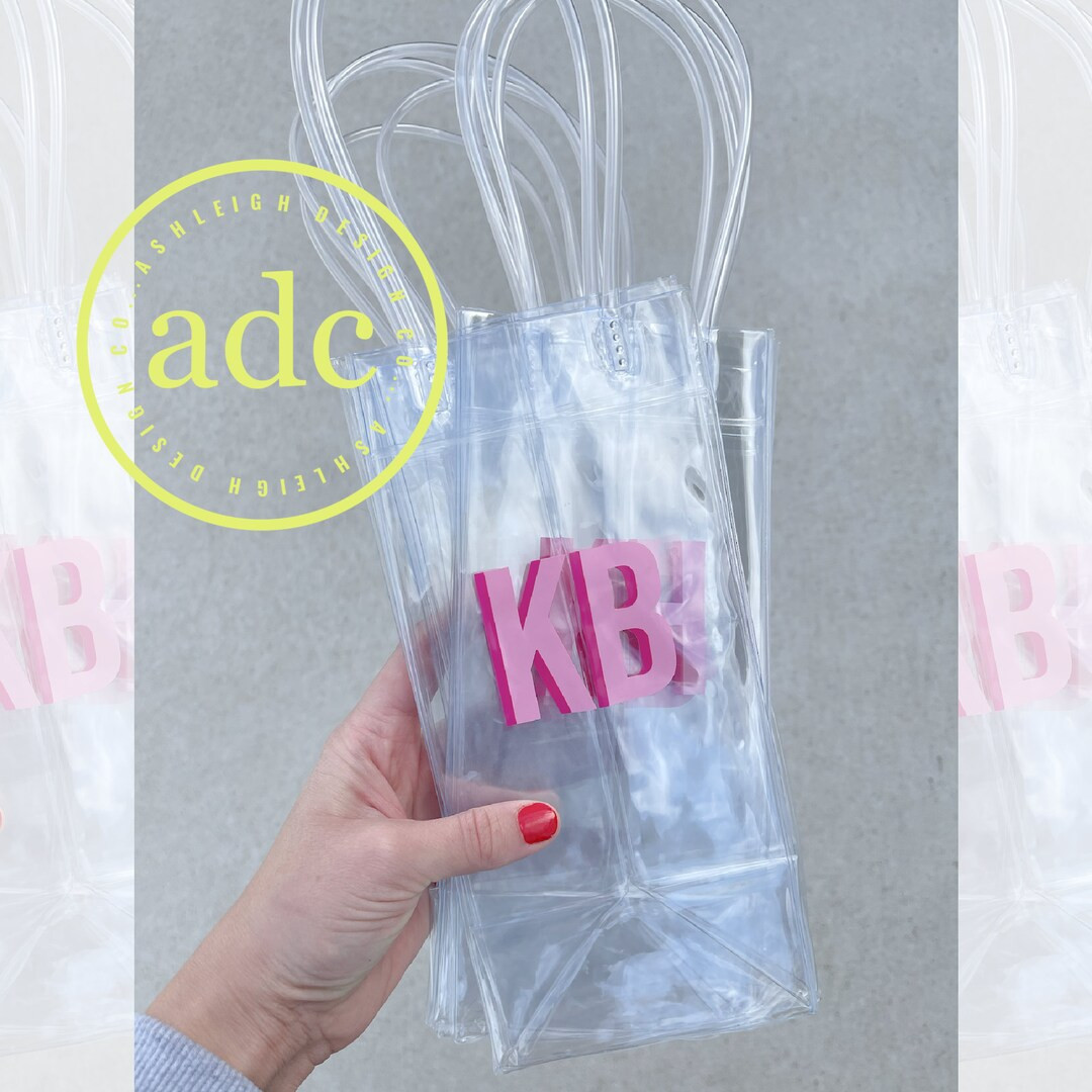 Shadow Monogram Rosé or Champagne Bag || Bachelorette Gift || Bridal Shower Gift || Gift for Her... | Etsy (US)