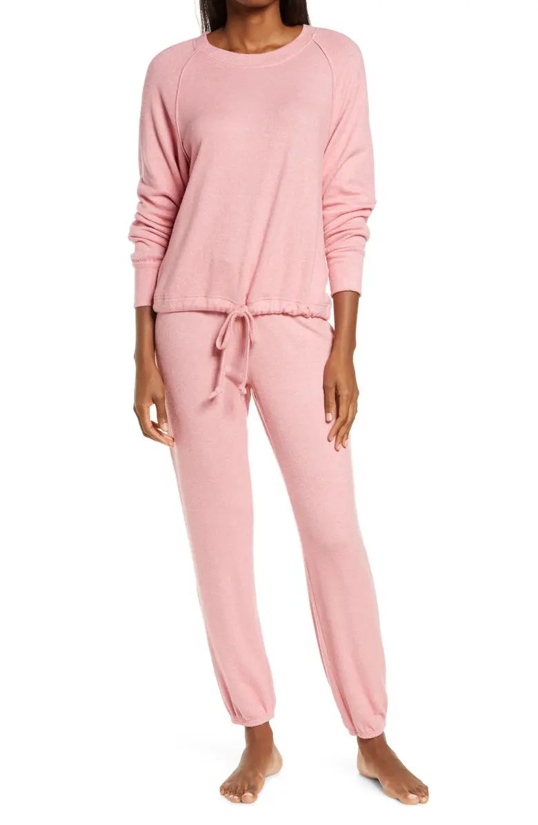 Gable Brushed Drawstring Pullover & Joggers Lounge Set | Nordstrom