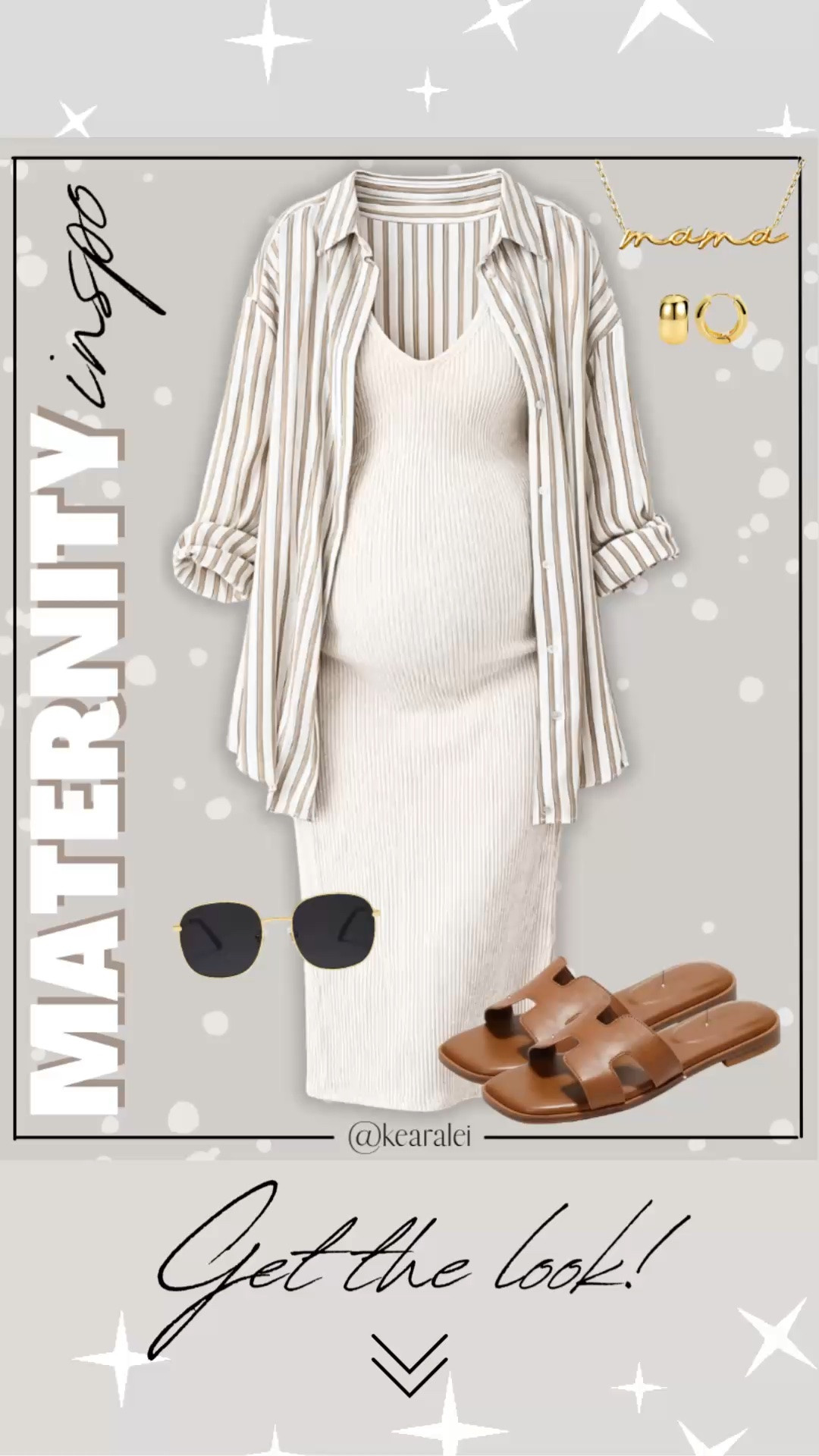 Spring Maternity outfits summer pregnancy clothes maternity outfit Amazon fashion cream beige ivory ribbed tank top bodycon maternity dress body con dresses with light brown beige khaki white striped button up cotton shirt casual shirt top brown faux leather slides strappy sandals shoes gold mama necklace || baby bump style fashion cute outfits inspo spring summer mama outfits #maternity #style #fashion #outfit #outfits #babybump #dress #jacket #babymoon #affordable #amazon
.
.
.
baby shower dress, Maternity Dresses, Maternity, over the bump, motherhood maternity, pinkblush, mama shirt sweatshirt pullover, hospital bag, nursery, maternity photos, baby moon, pregnancy, pregnant, maternity leggings, maternity tops, diaper bag, mama necklace, baby boy, baby girl outfits, newborn, mom, 

Amazon fashion, teacher outfits, business casual, casual outfits, neutrals, street style, Midi skirt, Maxi Dress, Swimsuit, Bikini, Travel, skinny Jeans, Puffer Jackets, Concert Outfits, Sweater dress, Sweaters, cardigans Fleece Pullovers, hoodies, button-downs, Oversized Sweatshirts, Jeans, High Waisted Leggings, dresses, joggers, fall Fashion, winter fashion, leather jacket, Sherpa jackets, shacket, Plaid Shirt Jackets, apple watch bands, lounge set, Date Night Outfits, Vacation outfits, Mom jeans, shorts, sunglasses, Airport outfits, biker shorts, plus size fashion, Stanley cup tumbler, boots booties tall over the knee, ankle boots, Chelsea boots, combat boots, pointed toe, chunky sole, heel, high heels, mules, clogs, sneakers, slip on shoes, Nike, adidas, vans, dr. marten’s, ugg slippers, golden goose, sandals, high heels, loafers, Birkenstock Birkenstocks, Steve Madden

#LTKootd #LTKBump #LTKBaby