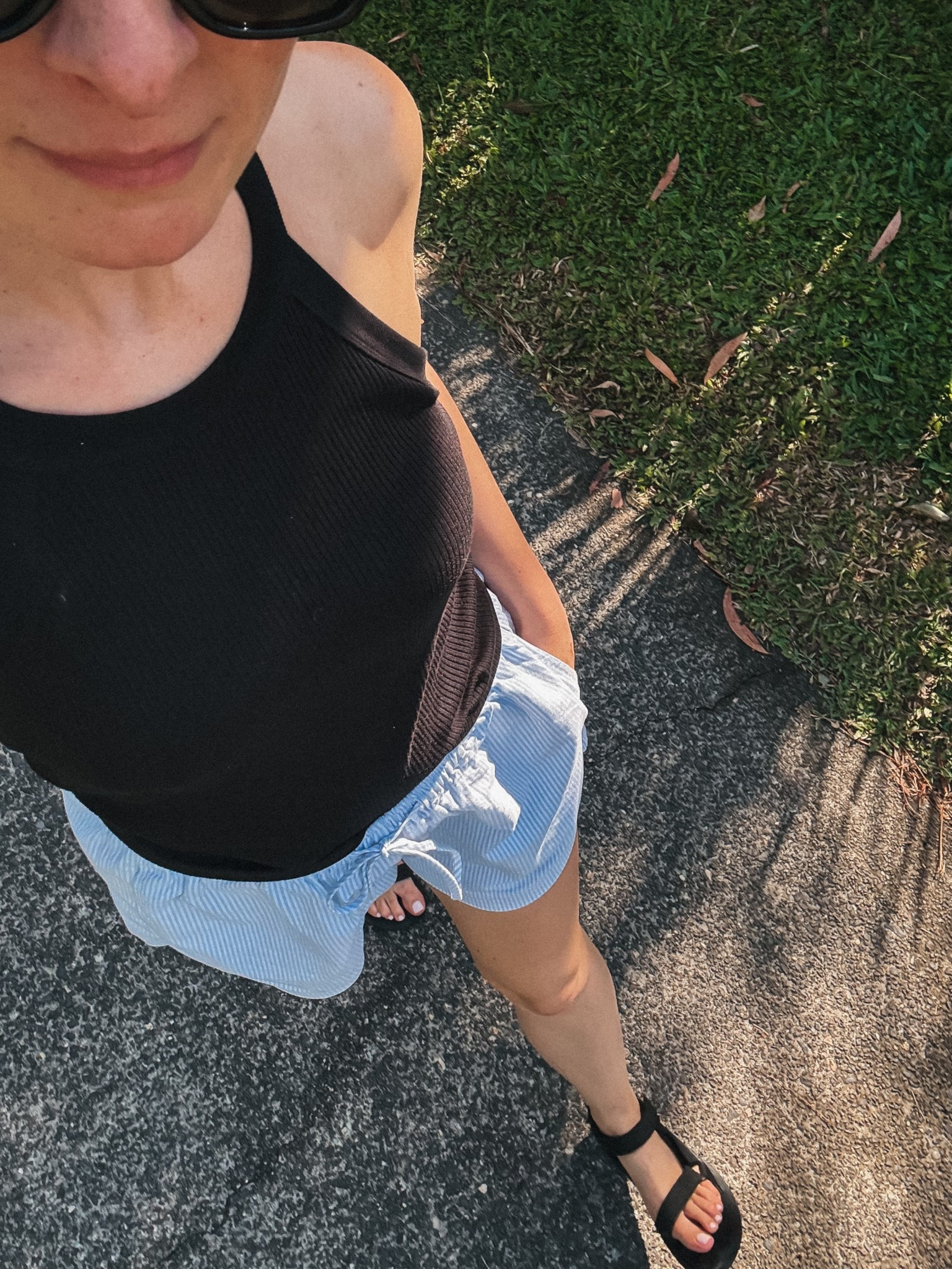 Holiday Look 
Shorts - Ghandha. Wearing a small 
Tank - Uniqlo. Wearing a small 
Shoes - Tevas. Tts 

#LTKspring #LTKaustralia #LTKFashionMonth