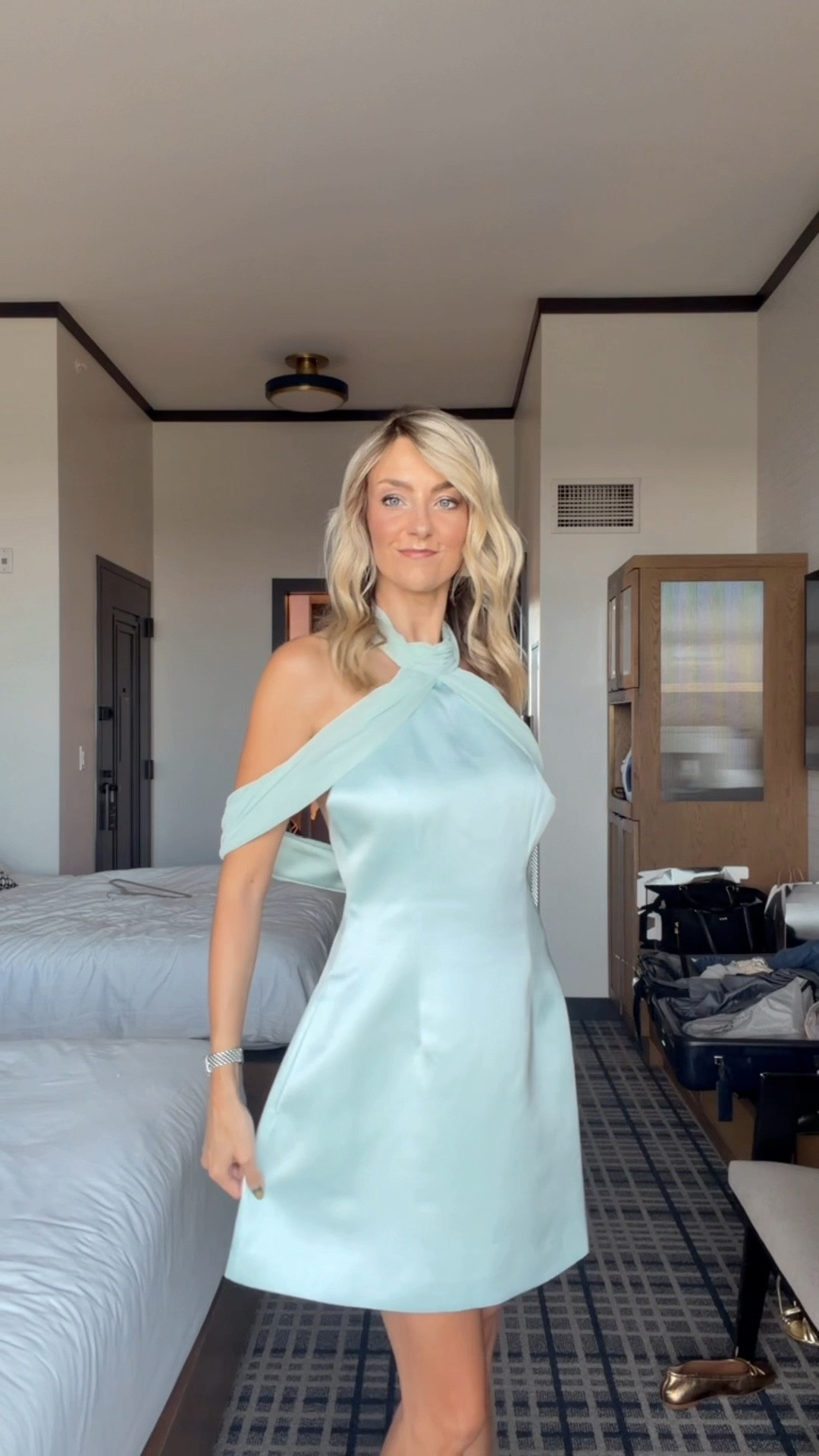 Saved THE dress for the LTKCon finale and she did not disappoint 👀✨ Wearing size s from @Macy's  Mermaid dress • mini dress • mint dress • preppy dress • wedding guest dress

#LTKdayinmylife #LTKCon #LTKWedding