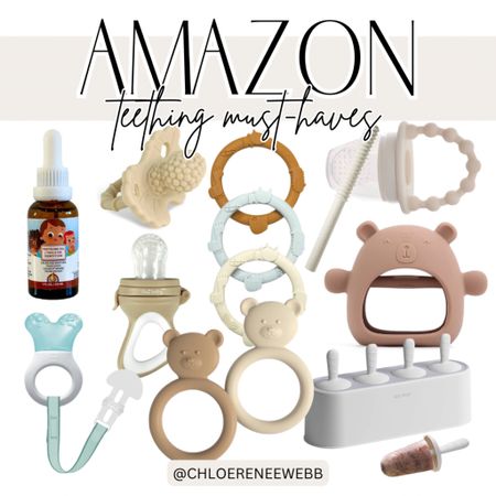 Lots of great teething must-haves all from Amazon! Great for soothing your little! 

Amazon, teething, baby products, baby teethers, teething drops, baby registry, baby gift idea, newborn items, amazon favorites 

#LTKbaby #LTKkids #LTKbump