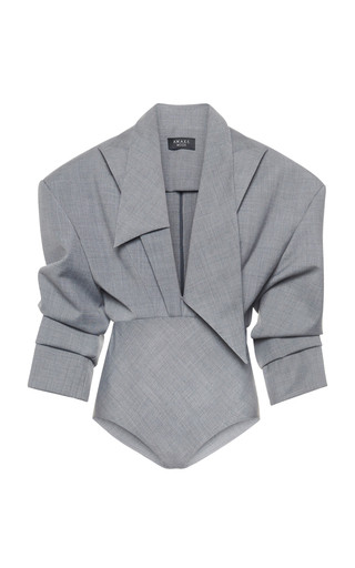 Tailored Wool-Blend Bodysuit | Moda Operandi (Global)