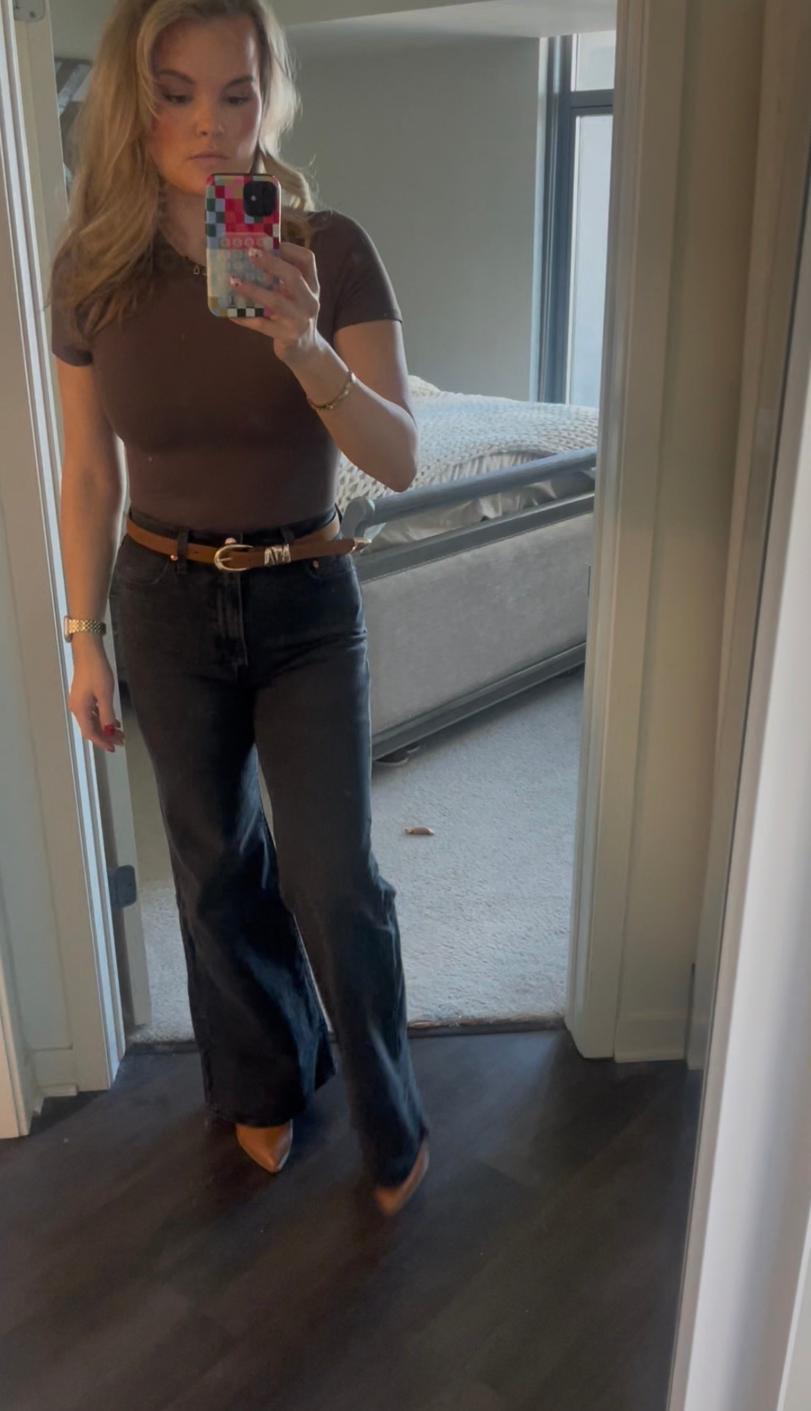 I’ve been on the hunt for the perfect jeans to wear with booties and the Levi’s Ribcage Bells are IT 😍 long enough, snatched at the waist, and so flattering. 

#tallgirlstyle #levis #ribcagejean #jeans @Levi's 

#LTKWorkwear #LTKootd #LTKTall