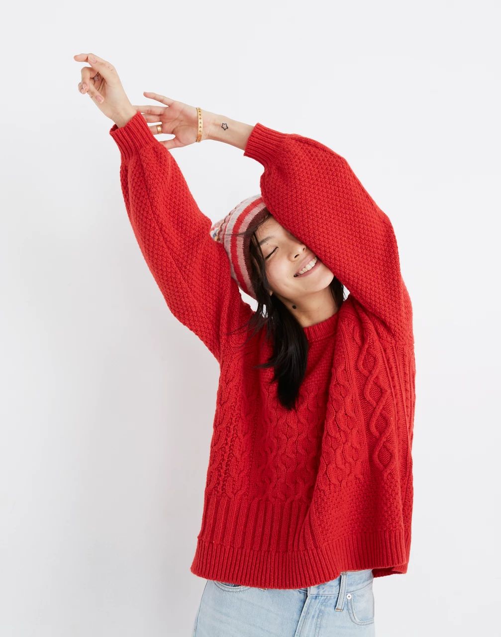 Copenhagen Cable Sweater | Madewell