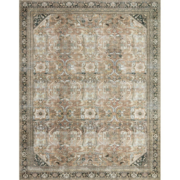 Loloi II Wynter WYN-02 Auburn / Multi Oriental Area Rug 8'-6" x 11'-6" - Walmart.com | Walmart (US)