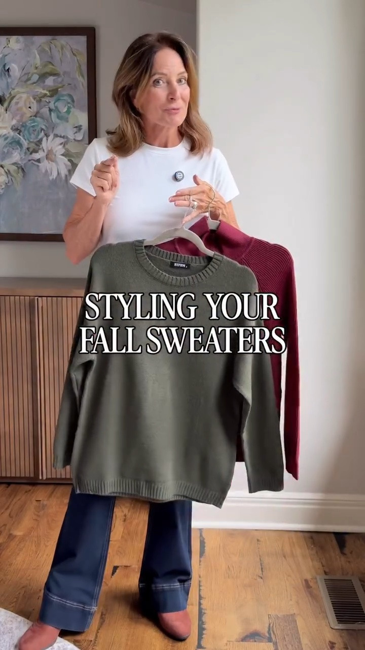 Do you ever think your sweater game needs an upgrade? I’ve styled these 2 fall  sweaters in a way that takes you from running errands without looking frumpy to date night chic with just a few extra touches.

Add these to your fall outfit ideas for women ❤️

#outfitideas #womenover40 #womenssweaters #fallsweater

@modatope