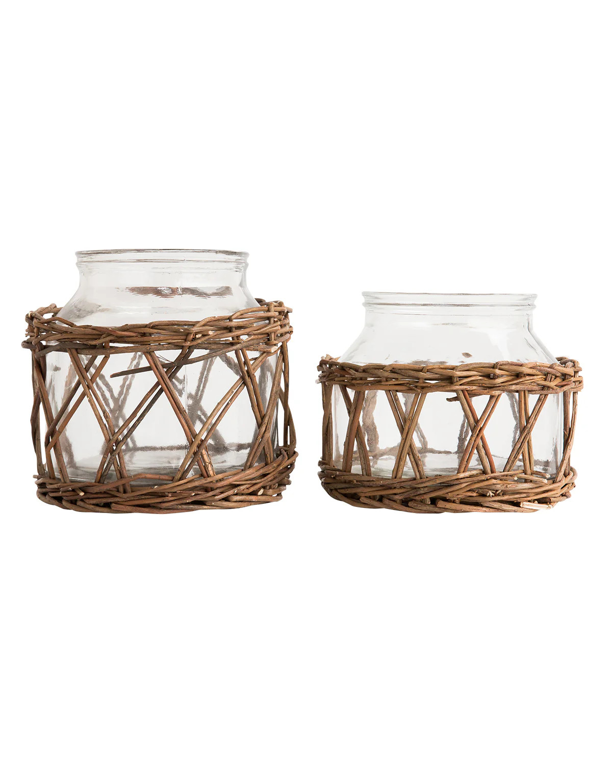 Glass & Wicker Vase | McGee & Co.