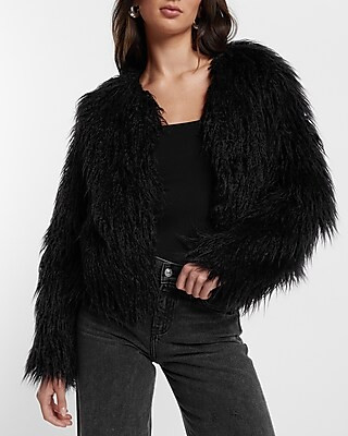 Faux Fur Coat | Express