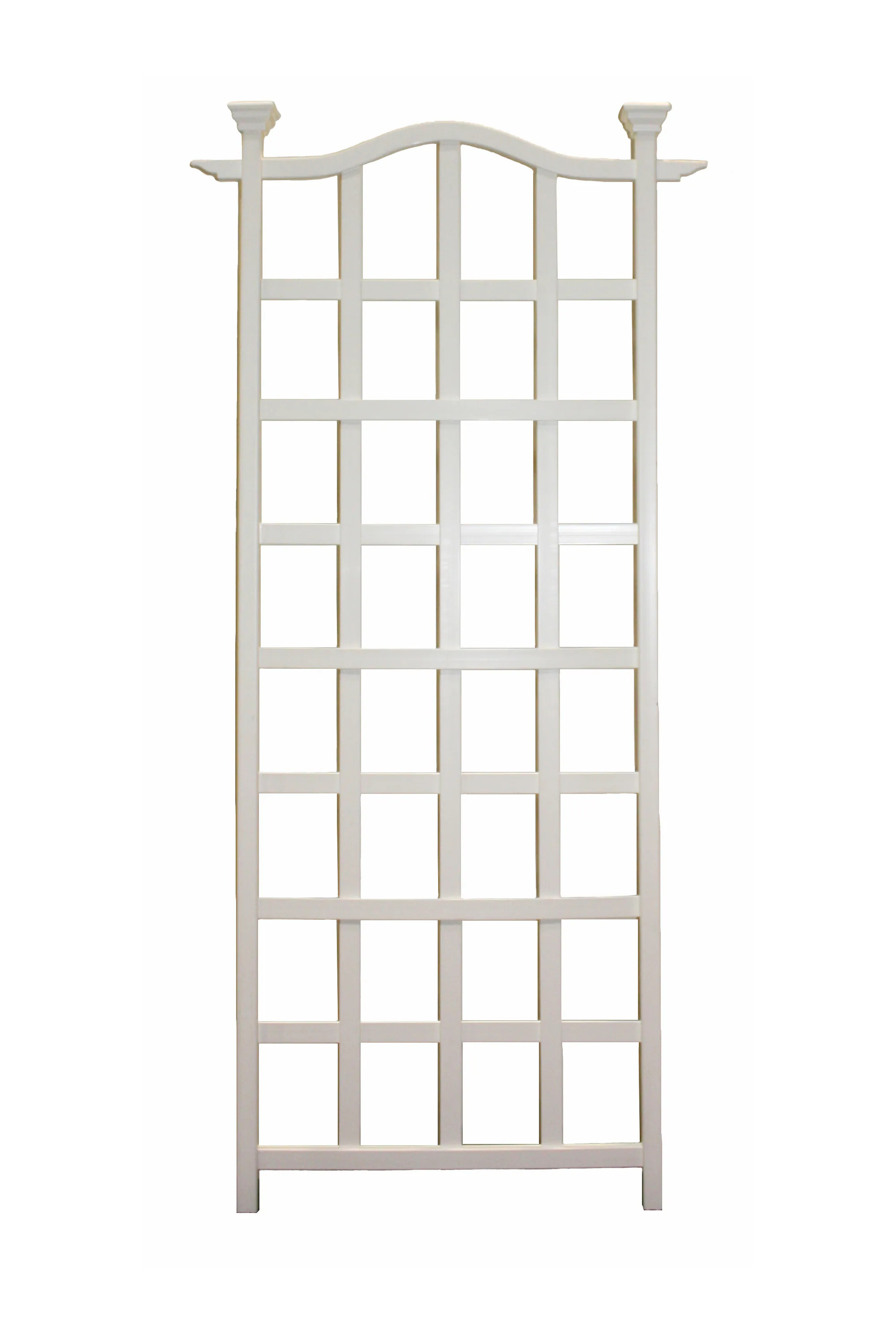 Vita Classic 30-Inches W x 79.25-Inches H White Vinyl Zen Garden Trellis For Climbing Plants For Roses | VA68201 | Lowe's
