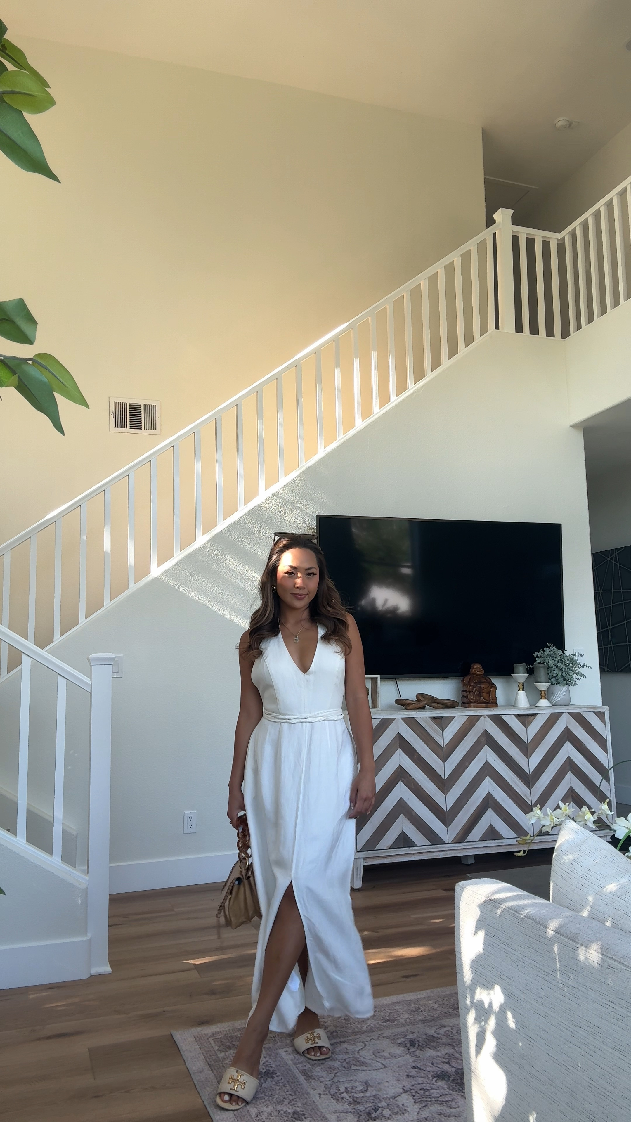 Will never not be obsessed with this beautiful white dress! It’s perfect to rent if you’re a bride to be or just need a beautiful white piece 🫶🏼 Fits TTS, wearing a size 2! 

#LTKVideo #LTKSeasonal #LTKWedding