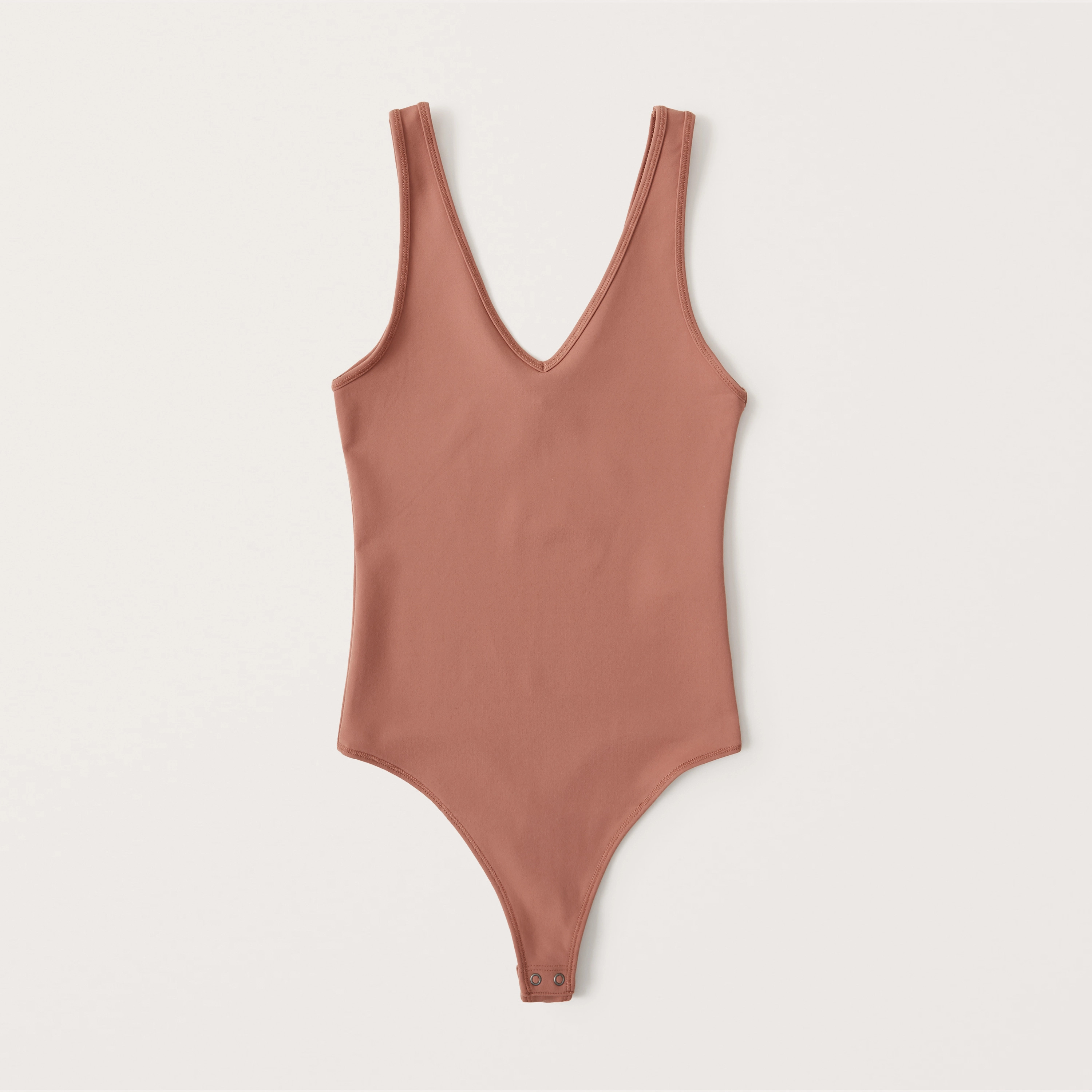 Seamless V-Neck Bodysuit | Abercrombie & Fitch (US)