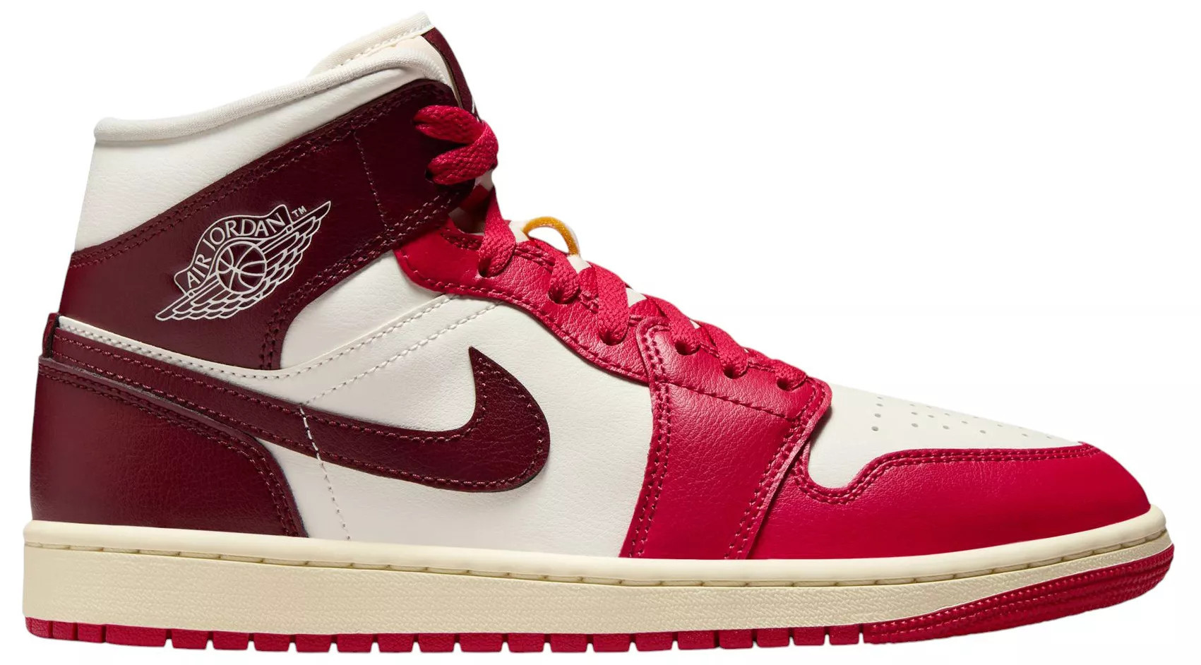 Air Jordan 1 Mid Women's Shoes, M6/W7.5, Hibiscus/Hibiscus | Going Going Gone