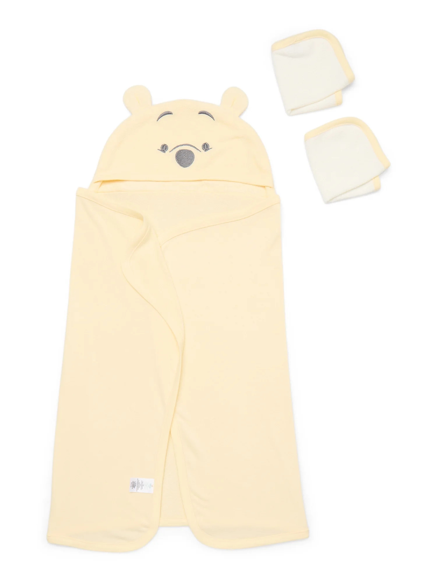 Disney Baby Wishes and Dreams Character Infant Baby Bath Set with Hooded Towel and Washcloths, 3-... | Walmart (US)