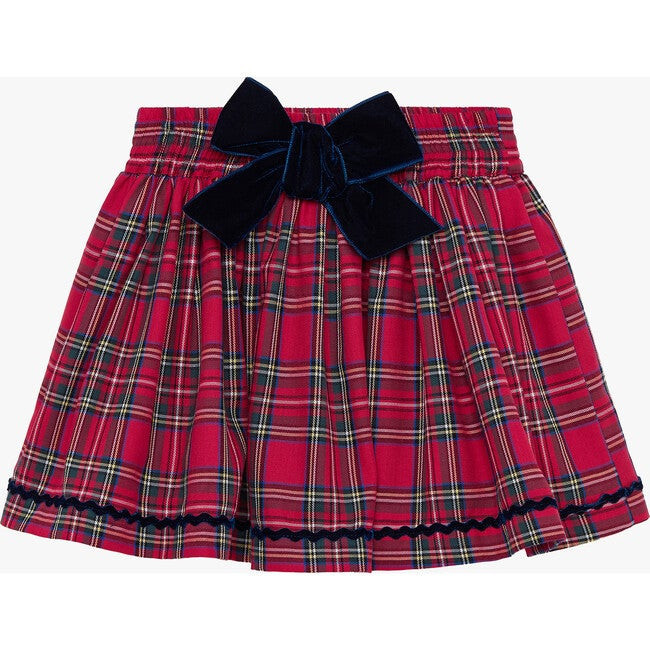 Tartan Skirt, Red Tartan | Maisonette