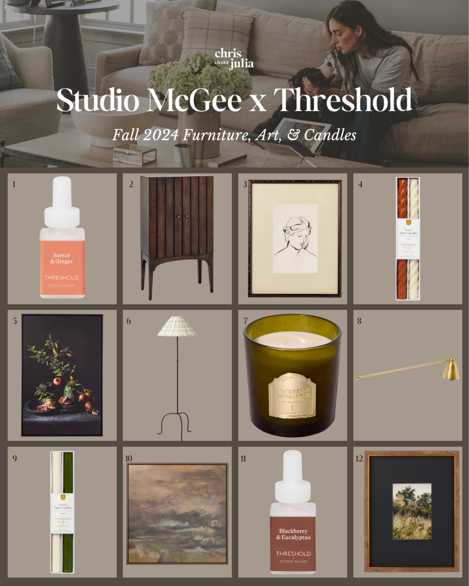 I know we’re not ready to think about fall quite yet 🫣 but the new Threshold x Studio McGee Fall 2024 collection launched on Target.com today and we know it’s gonna sell out QUICK. I’m adding all this artwork, this gorgeous chest, and these candles to cart as we speak!! 

@Target #TargetPartner #Target @TargetStyle

#LTKSaleAlert #LTKHome #LTKSeasonal