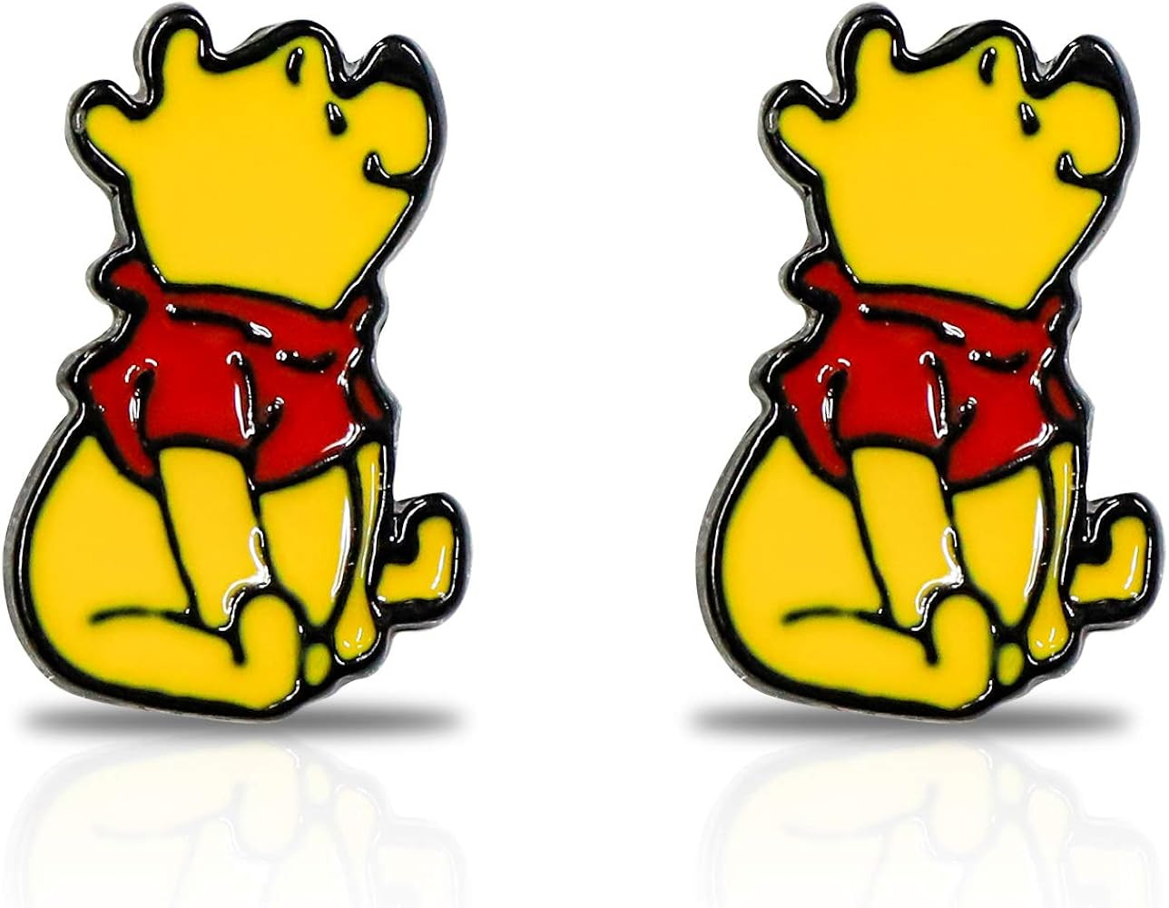 Winnie The Pooh Earrings Cartoon Pooh Ear Stud Winnie The Pooh Bear Jewelry for Women | Amazon (US)