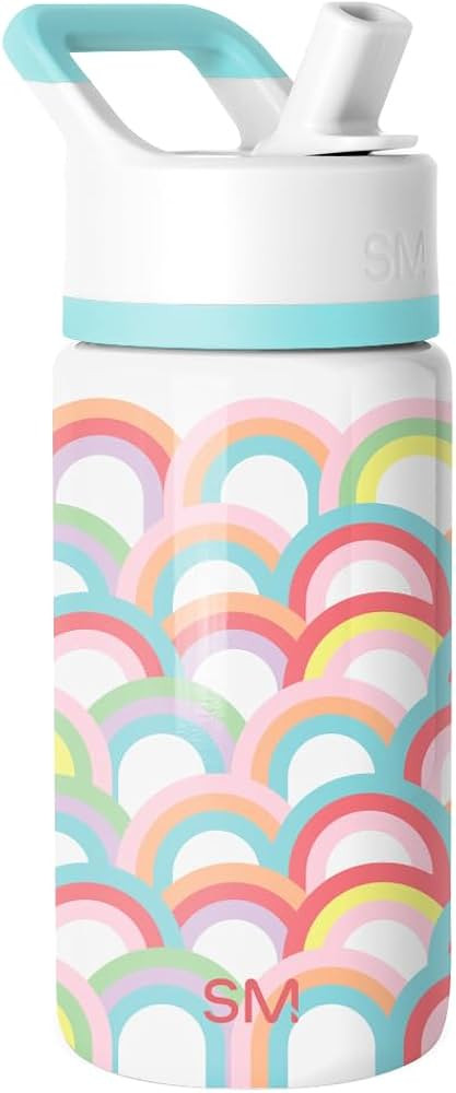 Simple Modern Kids Summit Water Bottle with Straw Lid | 14oz Stainless Steel Cup Insulated Tumble... | Amazon (US)