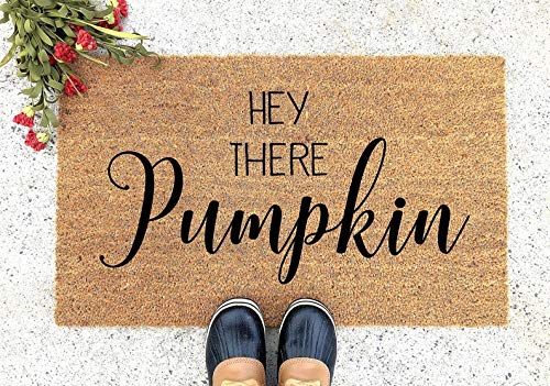 Hey There Pumpkin Door mat - Welcome Mat - Welcome Doormat - Cute Doormat - Funny Doormat - Pumpk... | Amazon (US)