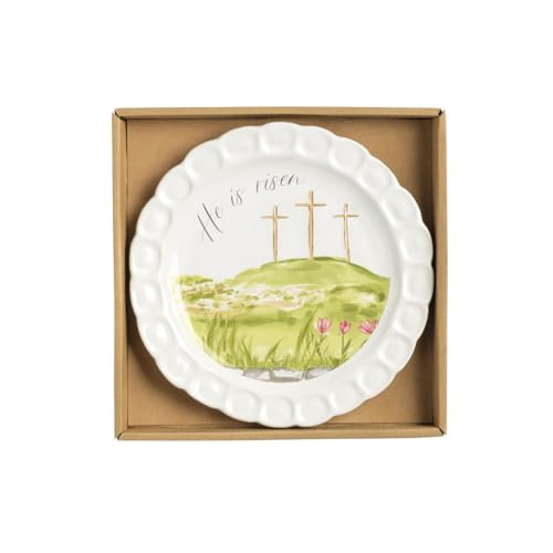 Mud Pie Easter Boxed Cross Plate | Amazon (US)