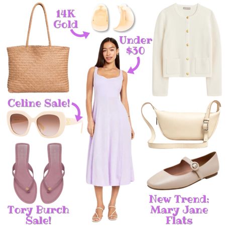 Super cute linen blend midi dress perfect for spring and under $30!
So many ways to style it - Tory Burch sandals on sale, Mary Jane flats, woven tote bag, sling bag - take your pick!

#LTKstyletip #LTKsalealert #LTKfindsunder50
