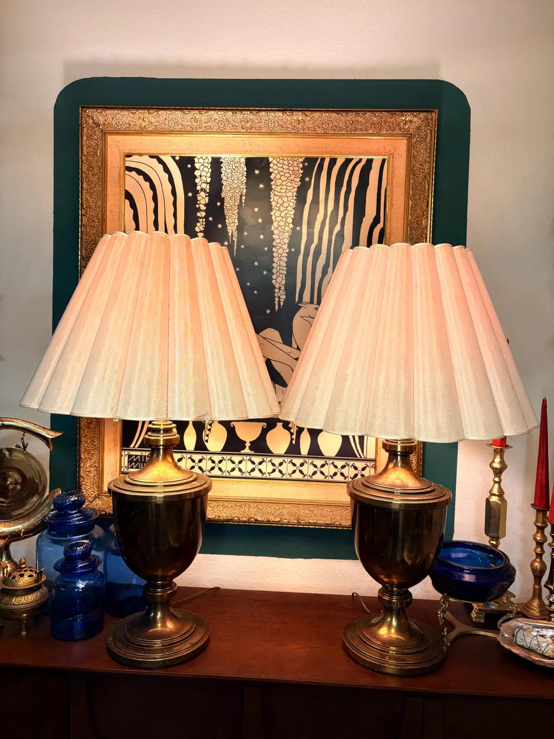 Vintage Pair of Stiffel Brass Urn Table Lamps – Hollywood Regency Classic Elegance - Etsy | Etsy (US)