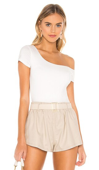 Felicia Asymmetrical Bodysuit | Revolve Clothing (Global)