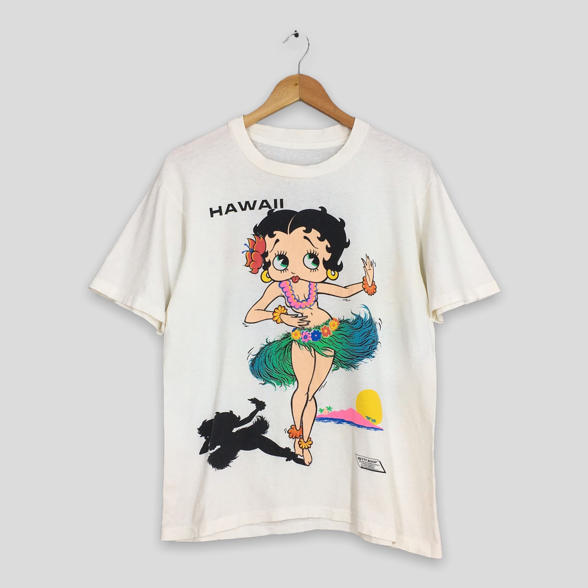 Vintage Vintage Betty Boop Hawaii Hula Girl Ukulele Tshirt Medium | Grailed | Grailed