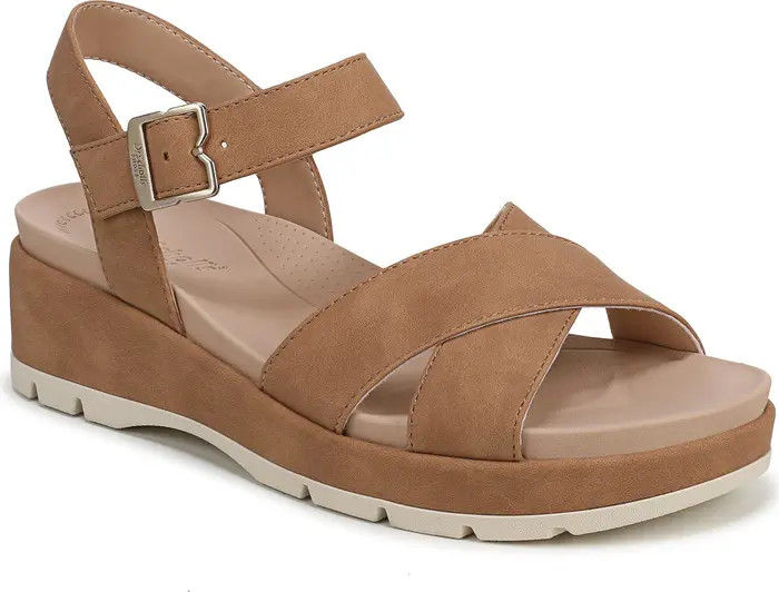 Free Love Ankle Strap Platform Slide Sandal (Women) | Nordstrom