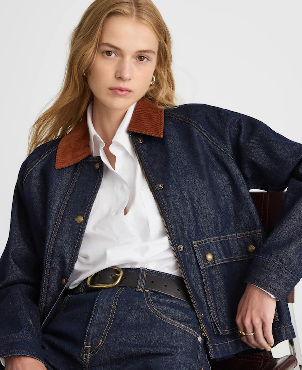 Denim Trapeze Jacket | Madewell