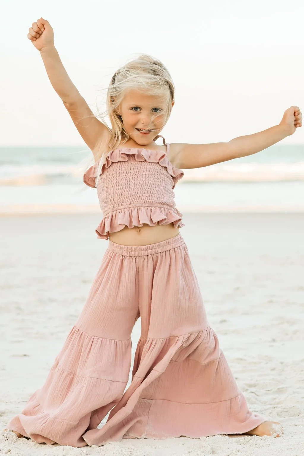 Bella Maxi Pants (peony muslin) | INDIE BLUE