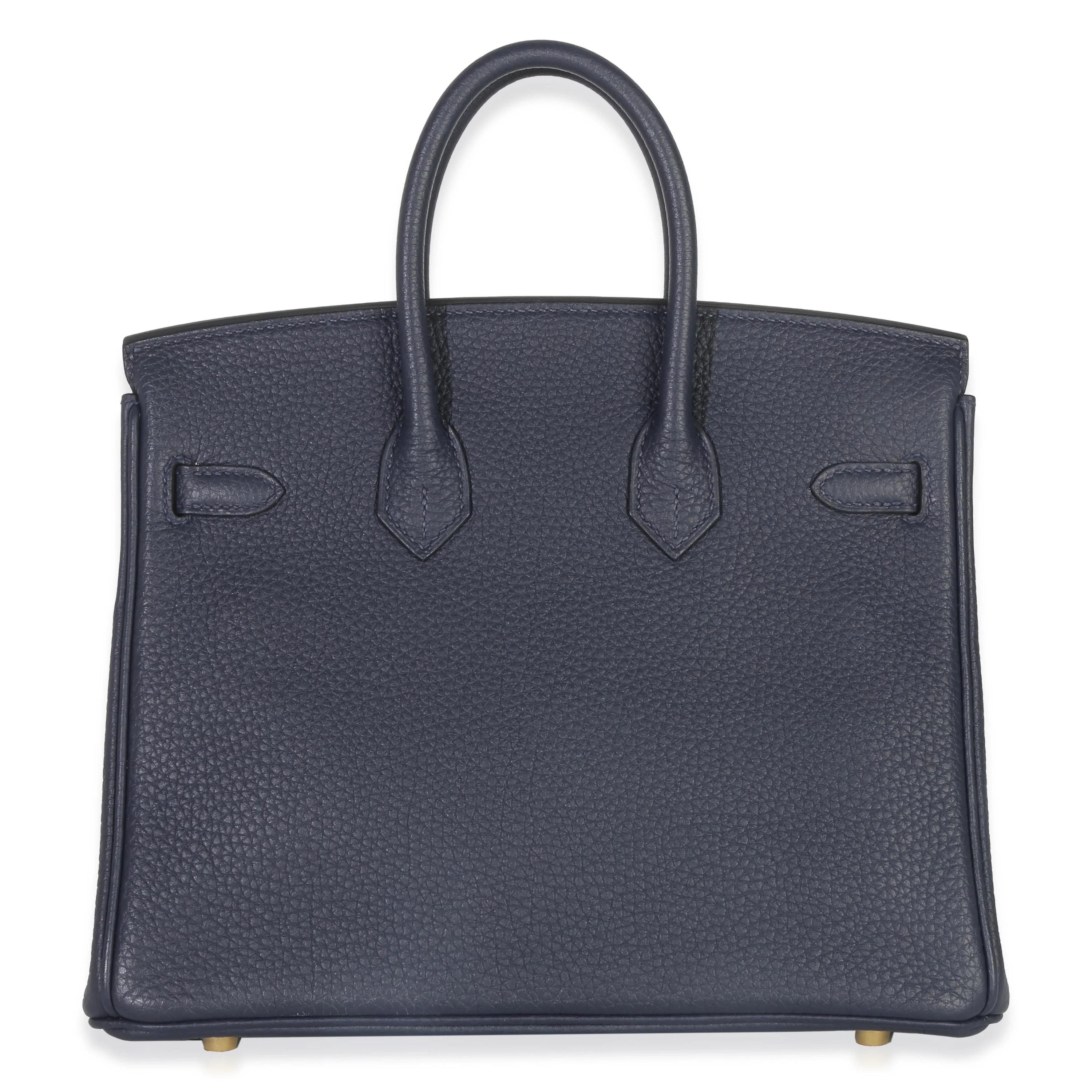 Hermès Togo Birkin 25 GHW Bleu nuit | Italist.com US