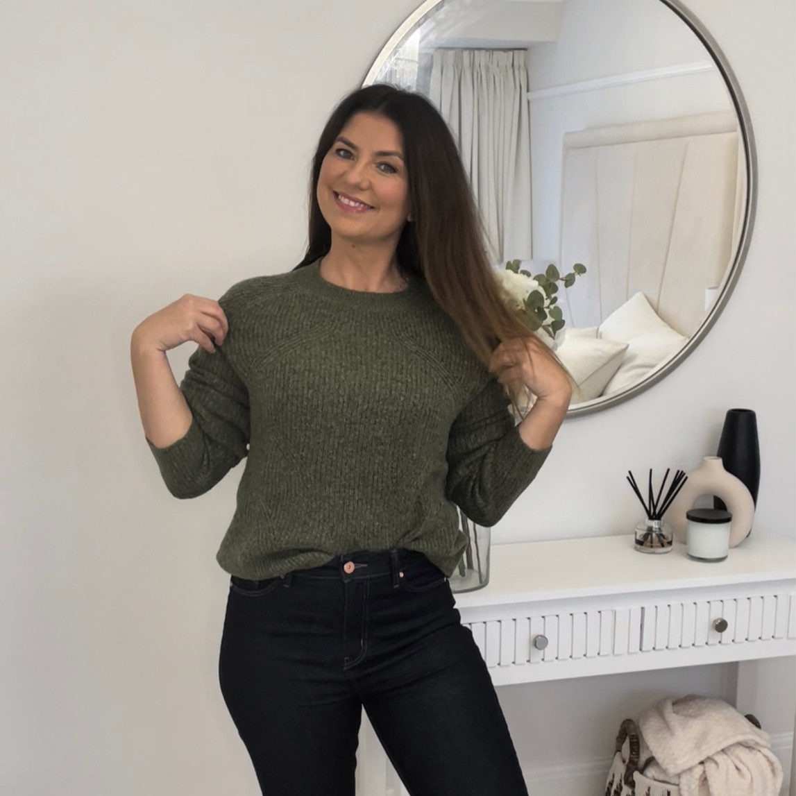 Ribbed crew neck relaxed jumper. These knits are an absolute steal. Super comfy & come in several colours. Get them all! 

#LTKstyletip #LTKworkwear #LTKSeasonal