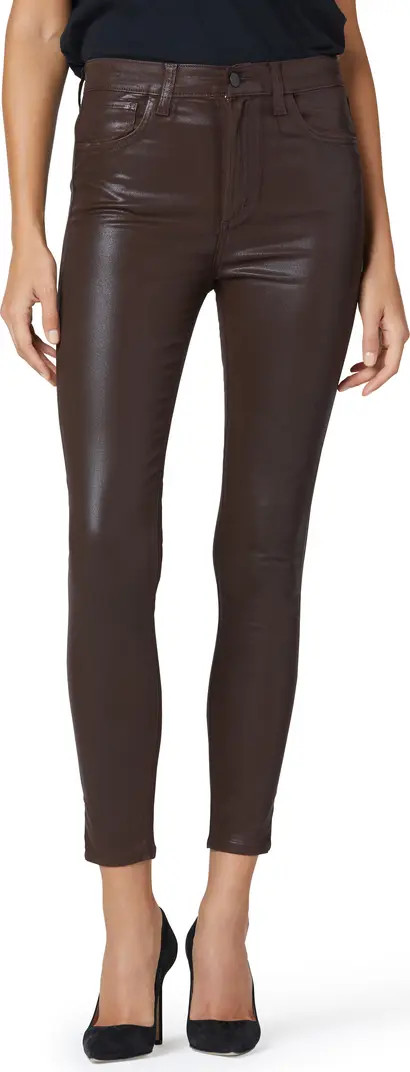 Joe's The Charlie Coated High Waist Ankle Skinny Jeans | Nordstrom | Nordstrom