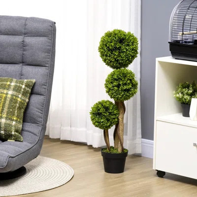 Artificial Plant For Home Decor Indoor & Outdoor Fake Plants Artificial Tree In Pot | Wayfair North America