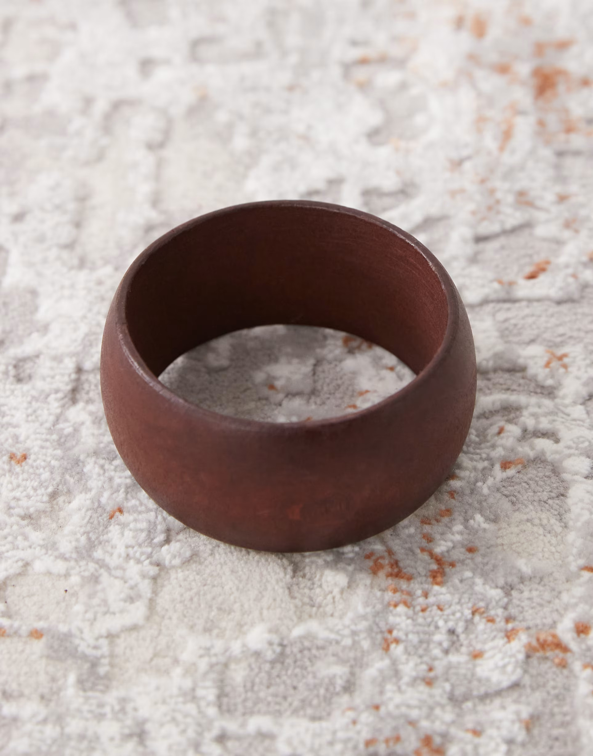 Petit Moments chunky wooden bangle in brown | ASOS (Global)