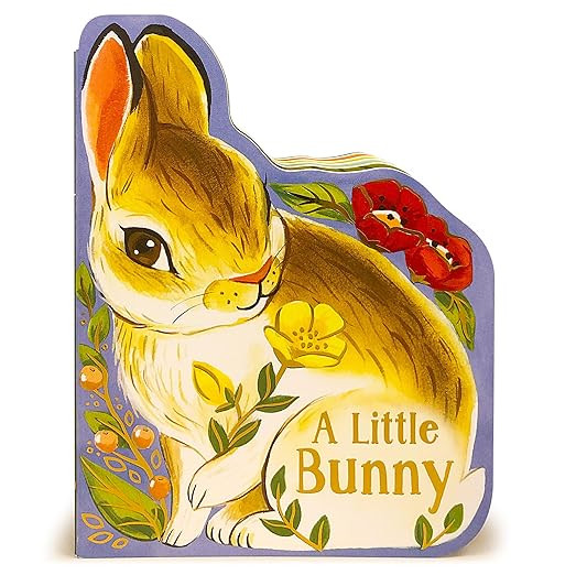 A Little Bunny - Children's Animal Shaped Board Book, | Amazon (US)