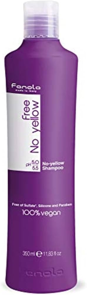 Fanola Free No Yellow Vegan Shampoo, 350 ml | Amazon (US)