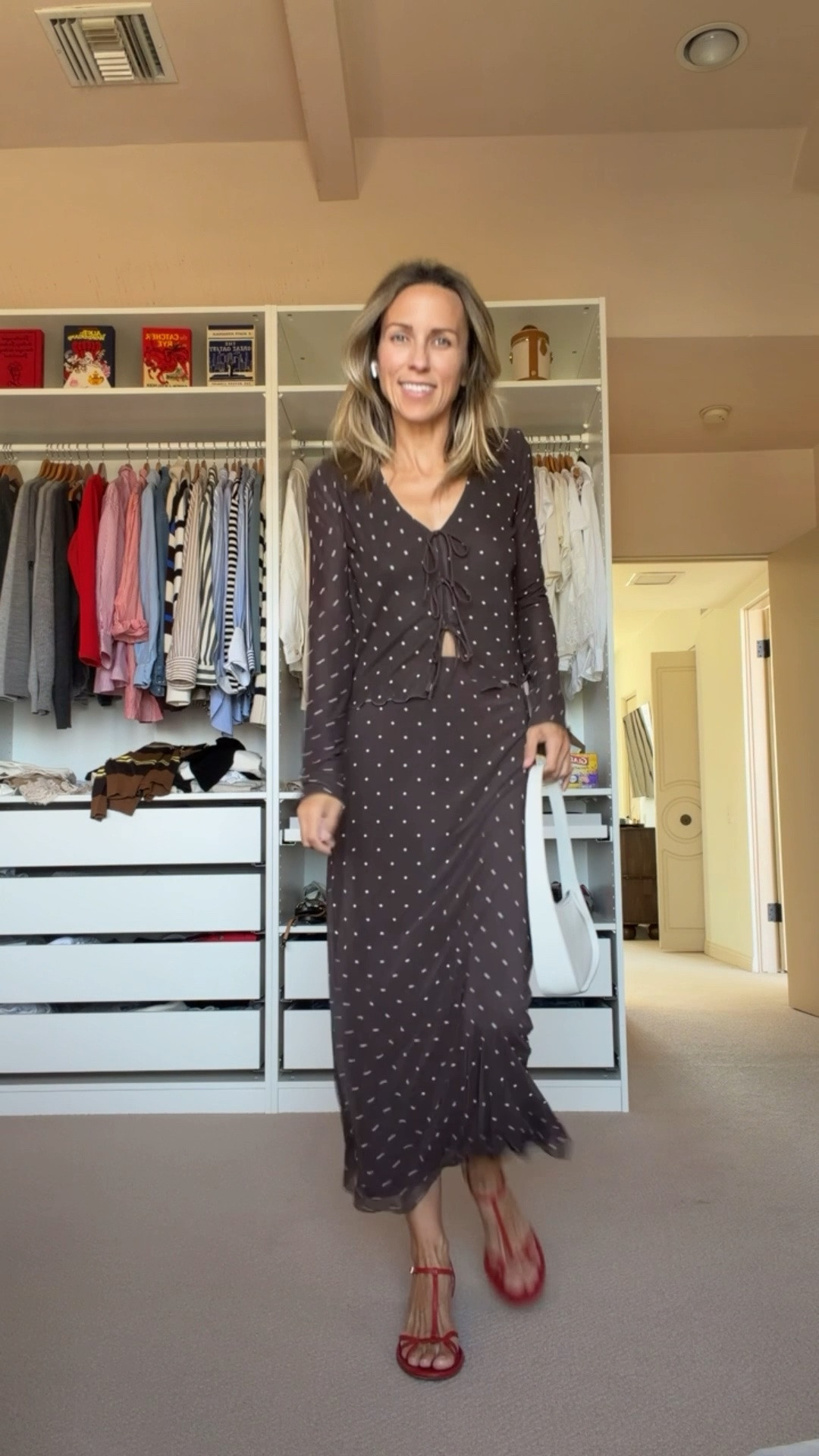 Love a chocolate polka dot for late summer @zsupplyclothing #ad