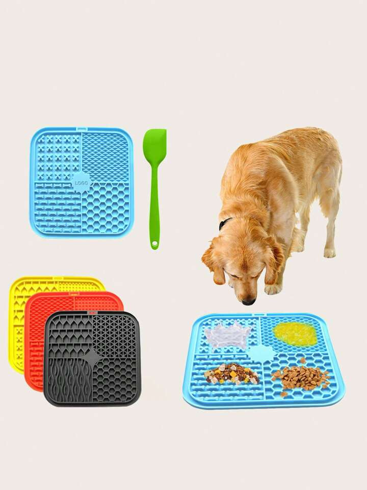 2pcs/set Silicone Random Pet Placemat & Scraper For Dog And Cat For Food Feeding
          GBP£5... | SHEIN
