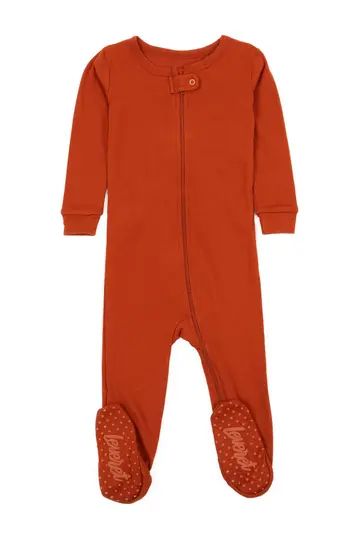 Solid Rust Footed Pajamas | Nordstrom Rack