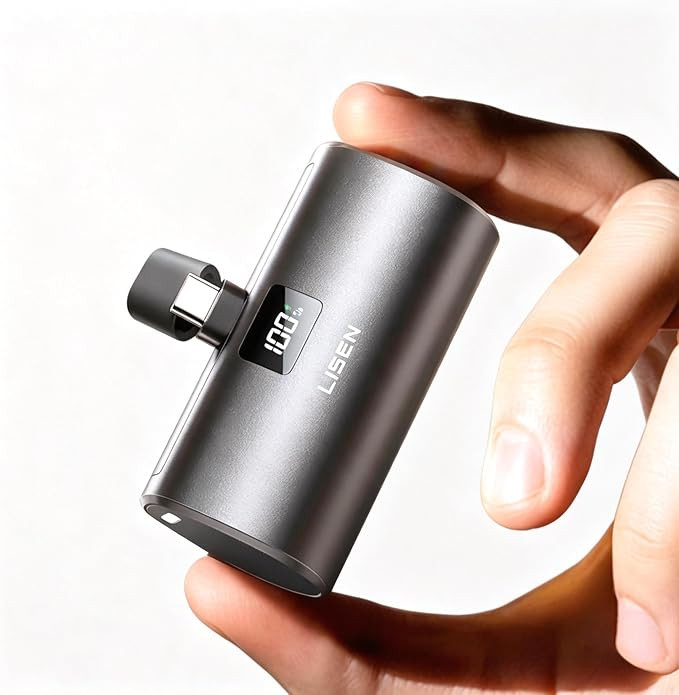 6800mAh Mini Portable Charger USB C Power Bank Travel Essentials for iPhone 17 Pro Max 22.5W Fast... | Amazon (US)