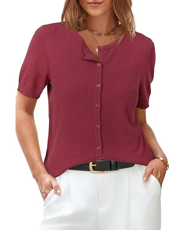 Arach&Cloz Women's Soft Summer Business Casual Cardigan Sweaters 2025 | Amazon (US)