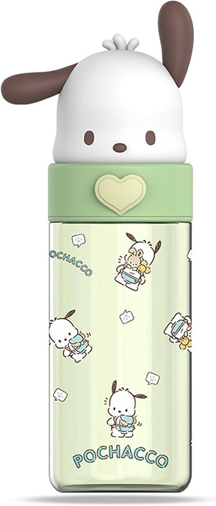 Cartoon Pochacco Plastic Cup Bottle Portable Tumblers Travel Mugs Plastic Shaker Bottle Direct Dr... | Amazon (US)